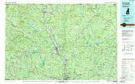 Concord New Hampshire Historical topographic map, 1:100000 scale, 30 X 60 Minute, Year 1988