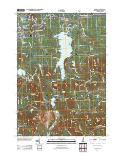 Conway New Hampshire Historical topographic map, 1:24000 scale, 7.5 X 7.5 Minute, Year 2012