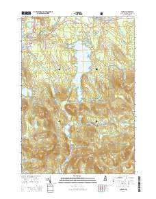 Conway New Hampshire Current topographic map, 1:24000 scale, 7.5 X 7.5 Minute, Year 2015