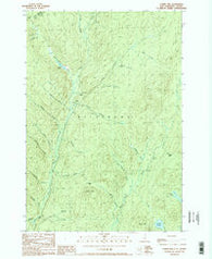 Cowen Hill New Hampshire Historical topographic map, 1:24000 scale, 7.5 X 7.5 Minute, Year 1989