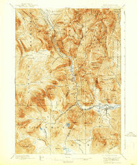 Crawford Notch New Hampshire Historical topographic map, 1:62500 scale, 15 X 15 Minute, Year 1896