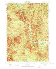 Crawford Notch New Hampshire Historical topographic map, 1:62500 scale, 15 X 15 Minute, Year 1946