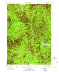 Crawford Notch New Hampshire Historical topographic map, 1:62500 scale, 15 X 15 Minute, Year 1946