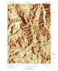 Crawford Notch New Hampshire Historical topographic map, 1:62500 scale, 15 X 15 Minute, Year 1946