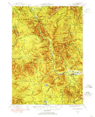 Crawford Notch New Hampshire Historical topographic map, 1:62500 scale, 15 X 15 Minute, Year 1946