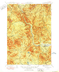 Crawford Notch New Hampshire Historical topographic map, 1:62500 scale, 15 X 15 Minute, Year 1950