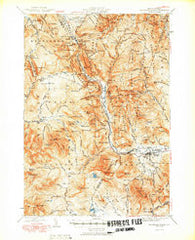 Crawford Notch New Hampshire Historical topographic map, 1:62500 scale, 15 X 15 Minute, Year 1950