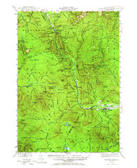 Crawford Notch New Hampshire Historical topographic map, 1:62500 scale, 15 X 15 Minute, Year 1946