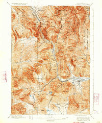 Crawford Notch New Hampshire Historical topographic map, 1:62500 scale, 15 X 15 Minute, Year 1896