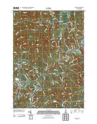 Danbury New Hampshire Historical topographic map, 1:24000 scale, 7.5 X 7.5 Minute, Year 2012