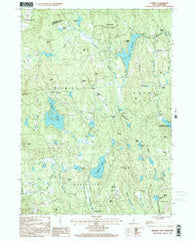 Deering New Hampshire Historical topographic map, 1:24000 scale, 7.5 X 7.5 Minute, Year 1998