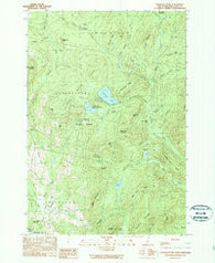 Diamond Pond New Hampshire Historical topographic map, 1:24000 scale, 7.5 X 7.5 Minute, Year 1989