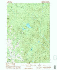 Diamond Pond New Hampshire Historical topographic map, 1:24000 scale, 7.5 X 7.5 Minute, Year 1989