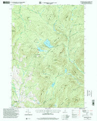 Diamond Pond New Hampshire Historical topographic map, 1:24000 scale, 7.5 X 7.5 Minute, Year 1996