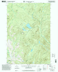 Diamond Pond New Hampshire Historical topographic map, 1:24000 scale, 7.5 X 7.5 Minute, Year 1996