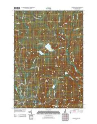 Diamond Pond New Hampshire Historical topographic map, 1:24000 scale, 7.5 X 7.5 Minute, Year 2012
