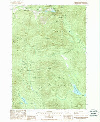 Dixville Notch New Hampshire Historical topographic map, 1:24000 scale, 7.5 X 7.5 Minute, Year 1988
