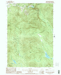 Dixville Notch New Hampshire Historical topographic map, 1:24000 scale, 7.5 X 7.5 Minute, Year 1988