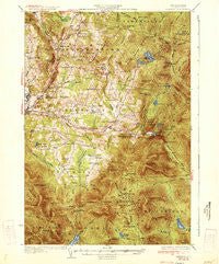 Dixville New Hampshire Historical topographic map, 1:62500 scale, 15 X 15 Minute, Year 1934