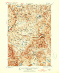 Dixville New Hampshire Historical topographic map, 1:62500 scale, 15 X 15 Minute, Year 1930