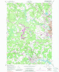 Dover West New Hampshire Historical topographic map, 1:24000 scale, 7.5 X 7.5 Minute, Year 1956