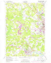 Dover West New Hampshire Historical topographic map, 1:24000 scale, 7.5 X 7.5 Minute, Year 1956