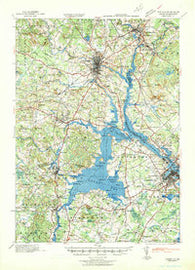 Dover New Hampshire Historical topographic map, 1:62500 scale, 15 X 15 Minute, Year 1941