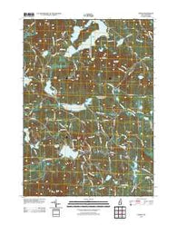 Dublin New Hampshire Historical topographic map, 1:24000 scale, 7.5 X 7.5 Minute, Year 2012