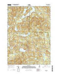 Dublin New Hampshire Current topographic map, 1:24000 scale, 7.5 X 7.5 Minute, Year 2015