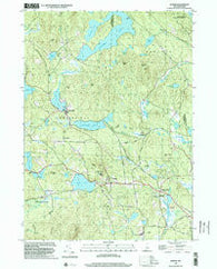 Dublin New Hampshire Historical topographic map, 1:24000 scale, 7.5 X 7.5 Minute, Year 1998