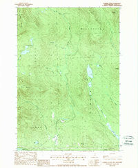 Dummer Ponds New Hampshire Historical topographic map, 1:24000 scale, 7.5 X 7.5 Minute, Year 1988