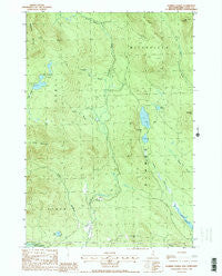 Dummer Ponds New Hampshire Historical topographic map, 1:24000 scale, 7.5 X 7.5 Minute, Year 1988