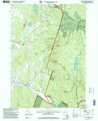 East Haverhill New Hampshire Historical topographic map, 1:24000 scale, 7.5 X 7.5 Minute, Year 1995