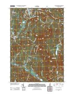 East Haverhill New Hampshire Historical topographic map, 1:24000 scale, 7.5 X 7.5 Minute, Year 2012