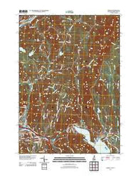 Enfield New Hampshire Historical topographic map, 1:24000 scale, 7.5 X 7.5 Minute, Year 2012