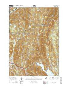 Enfield New Hampshire Current topographic map, 1:24000 scale, 7.5 X 7.5 Minute, Year 2015