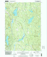 Enfield Center New Hampshire Historical topographic map, 1:24000 scale, 7.5 X 7.5 Minute, Year 1998
