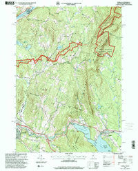 Enfield New Hampshire Historical topographic map, 1:24000 scale, 7.5 X 7.5 Minute, Year 1996
