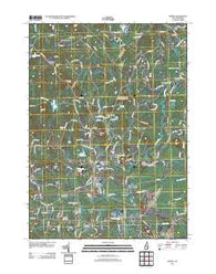 Epping New Hampshire Historical topographic map, 1:24000 scale, 7.5 X 7.5 Minute, Year 2012