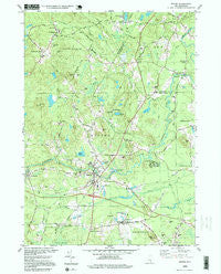 Epping New Hampshire Historical topographic map, 1:24000 scale, 7.5 X 7.5 Minute, Year 1995