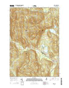Errol New Hampshire Current topographic map, 1:24000 scale, 7.5 X 7.5 Minute, Year 2015