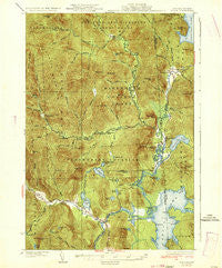 Errol New Hampshire Historical topographic map, 1:62500 scale, 15 X 15 Minute, Year 1934