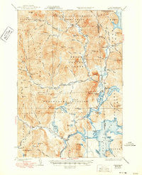 Errol New Hampshire Historical topographic map, 1:62500 scale, 15 X 15 Minute, Year 1934