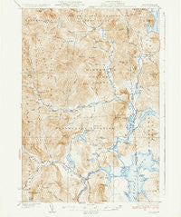 Errol New Hampshire Historical topographic map, 1:62500 scale, 15 X 15 Minute, Year 1934