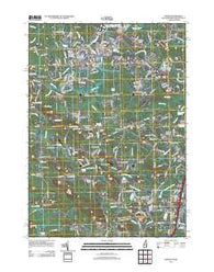 Exeter New Hampshire Historical topographic map, 1:24000 scale, 7.5 X 7.5 Minute, Year 2012