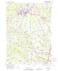 Exeter New Hampshire Historical topographic map, 1:24000 scale, 7.5 X 7.5 Minute, Year 1950