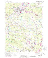 Exeter New Hampshire Historical topographic map, 1:24000 scale, 7.5 X 7.5 Minute, Year 1950