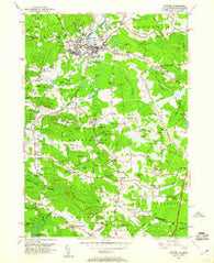 Exeter New Hampshire Historical topographic map, 1:24000 scale, 7.5 X 7.5 Minute, Year 1950