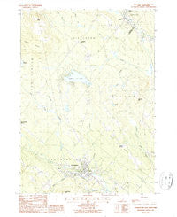 Farmington New Hampshire Historical topographic map, 1:24000 scale, 7.5 X 7.5 Minute, Year 1987