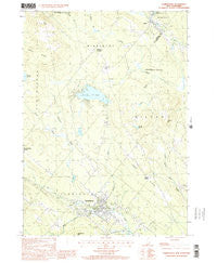 Farmington New Hampshire Historical topographic map, 1:24000 scale, 7.5 X 7.5 Minute, Year 2000